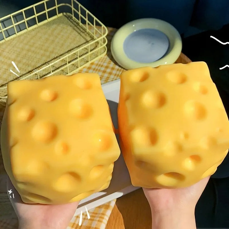 Giant Cheese Squeeze Toy